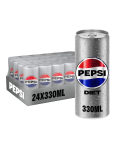 Pepsi Cola Diet Carbonated Soft Drink Can