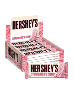 Hershey's Strawberries 'N' Creme Ice Cream Flavored Standard Size Candy Bar