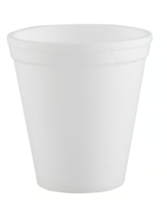 White Foam Cups 